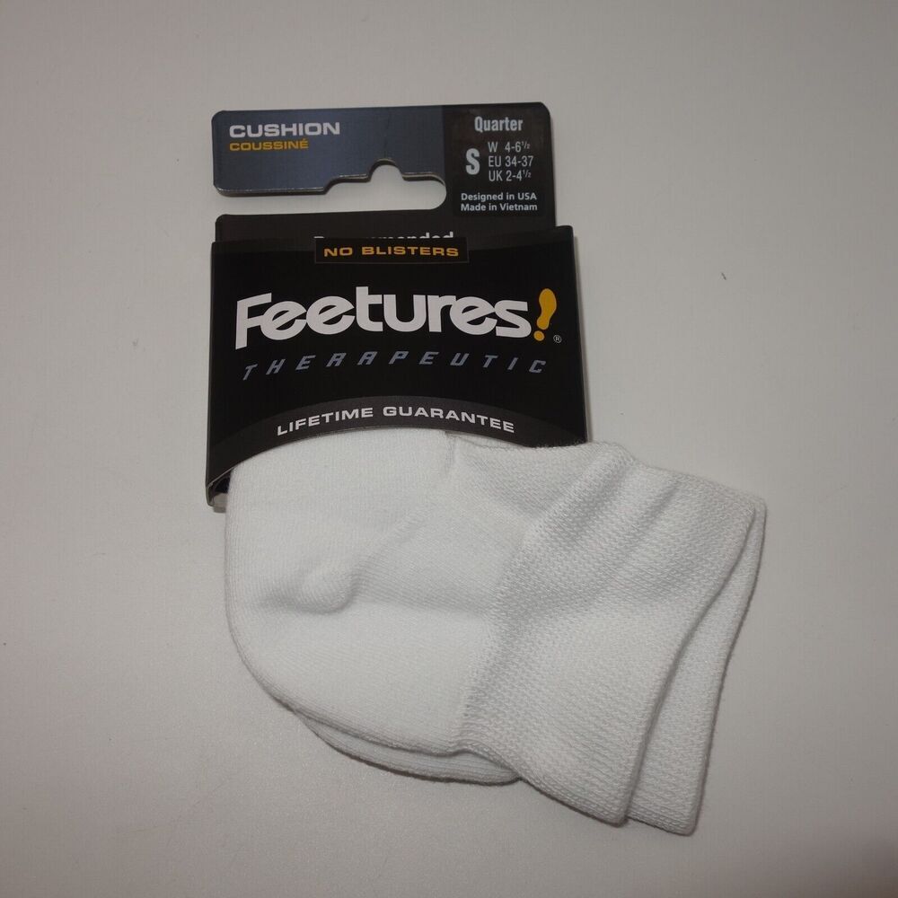 NEW Feetures Therapeutic Cushion Quarter Compression Socks Women's Small
